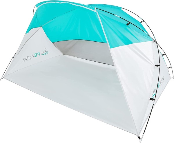 MAVERICK Strandmuschel Windschutz Sonnenschutz Camping Zelt