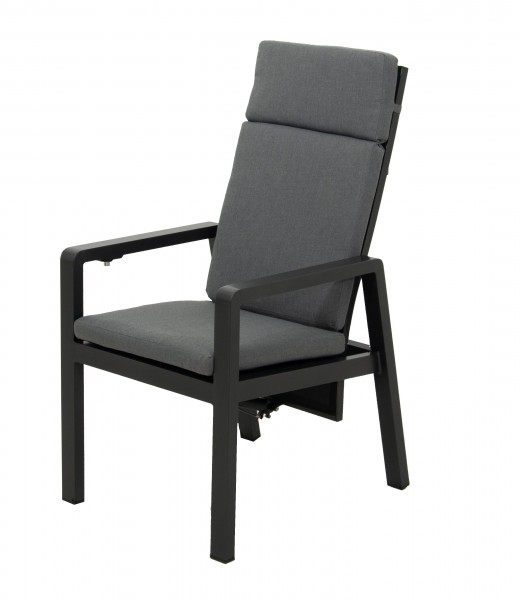 LYON Alu Diningsessel Stuhl mit stapelbar & verstellbarer